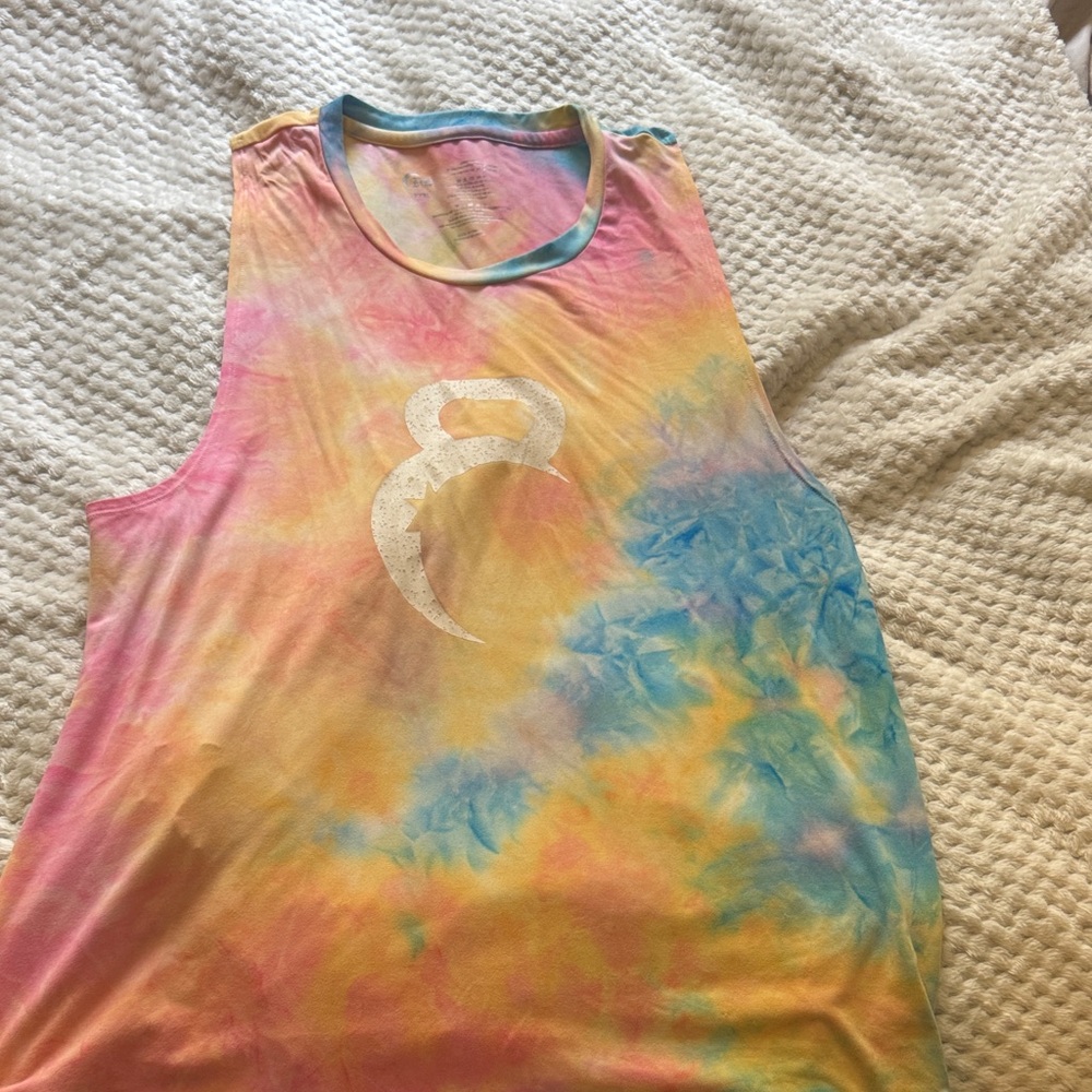 ZYIA Multicolor Tie-Dye Active Top XXXL